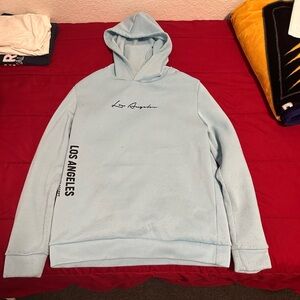 Los Angeles Apparel Light Blue Hoodie